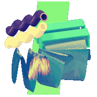 Hungry 3D Sticker by Vince Mckelvie