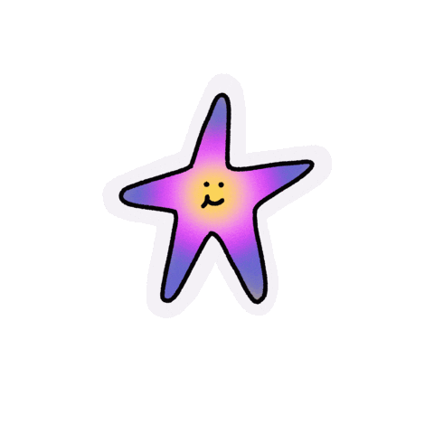 evite giphyupload star waving starfish Sticker