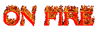 Fire Text Sticker by MAA FOR APPS