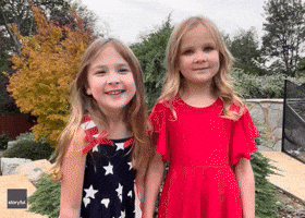 Adorable Sisters Thank US Veterans With 'God Bless America' Tribute