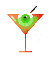 Fun Drinking Sticker by katycreates