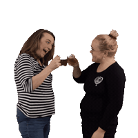 SanneHappinessAtelier proost thee drinken Sticker
