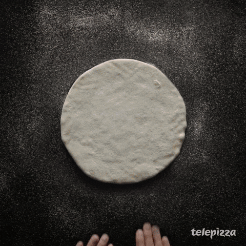 telepizza pizza bacon queso masa GIF