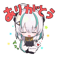 gustinex thank you nikke ニケ admi Sticker