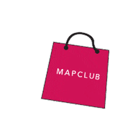 mapclubofficial shoppingbag mapclub bigbrandedbazaar bbbmapclub Sticker