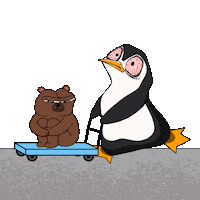 Go Away No Sticker by pengztracted