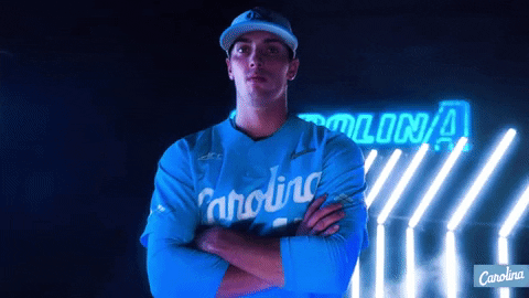 North Carolina Baseball GIF by UNC Tar Heels