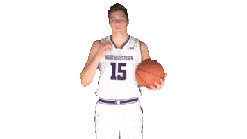 ryan young basketball Sticker by Northwestern Athletics