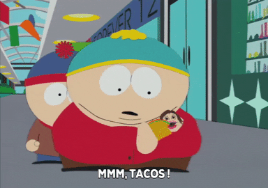 eric cartman tacos GIF by South Park 