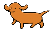 Dachshund Doxie Sticker by Stefanie Shank