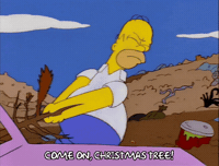 Angry Merry Christmas GIF by The Simpsons