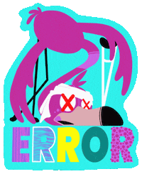 onlinedzungle error online jungle online džungle Sticker