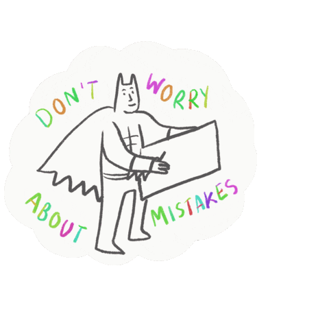 MillieNice drawing mistakes dontworry baddrawingclub Sticker