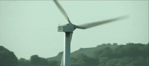 iberdrolavsplastic giphyupload windmill blades wind power GIF
