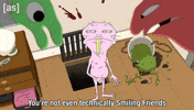 Looking Down Naked Mole Rat GIF by Adult Swim