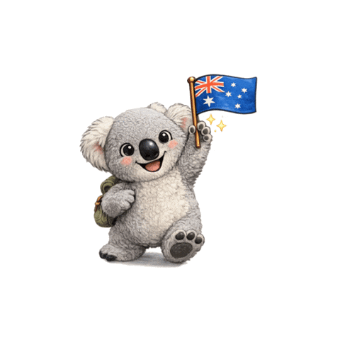 kevvytillyontour travel australia koala tilly GIF
