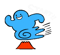 Run Running Sticker by kagospo