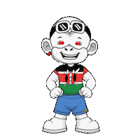 Kenya Sticker by Zhot