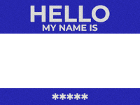 Sticker Hello Sticker