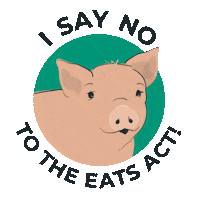 Pig Sticker by The Humane League