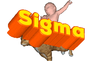 Sigma Sticker by John Artur