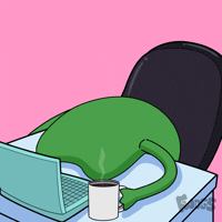 Im Ok Running On Empty GIF by fwogs