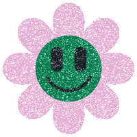 Happy Flower Sticker by Doozy Press