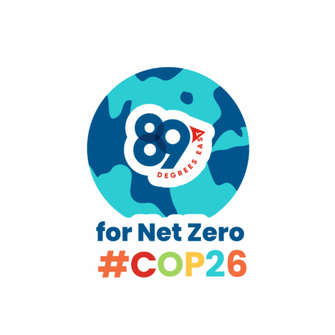 89DegreesEast giphygifmaker climate change climate action cop26 Sticker