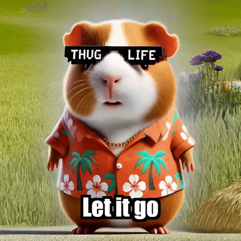 Let It Go Peace GIF by Guinea Gambino