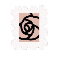 Rose Stamp Sticker
