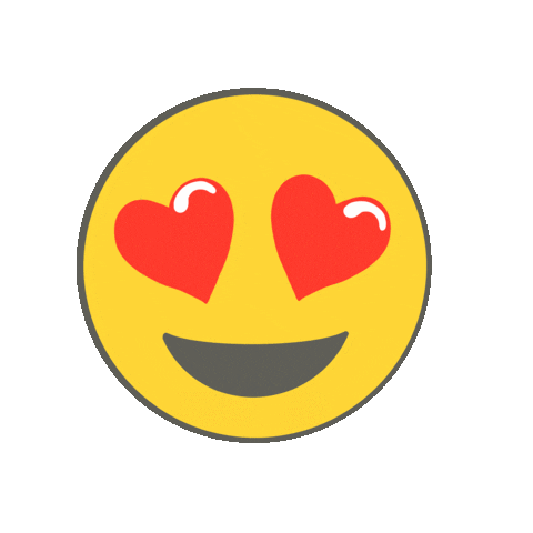 Emoji Heart Eyes Sticker by SMDayTampaBay
