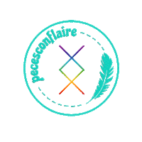 pecesconflaire smile hola handmade good vibes Sticker