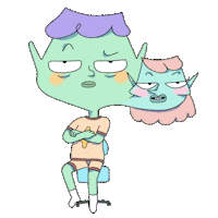 Sassy Animation Sticker by Qieer Wang