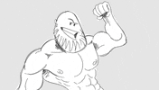 Muscle Nipples GIF by CC0 Studios