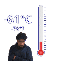 Negative Seventy Eight Degrees Sticker