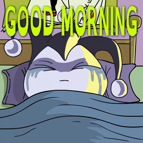 Good Morning Sleeping GIF by Saku Monsters