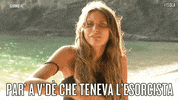 sarah bari GIF by Isola dei Famosi