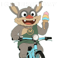 Melting Ice Cream Sticker