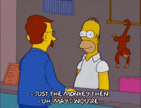 homer simpson smiling GIF