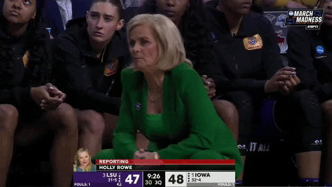 Angry Womens Basketball GIF by NCAA March Madness