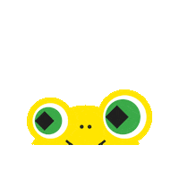 Happy Hide Sticker by Leopard Frog