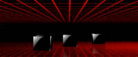 worldofmrpeters 3d red digital lights GIF