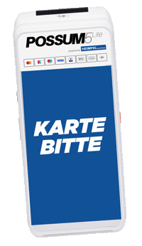 Card Payment Sticker by POSSUM Kassensysteme