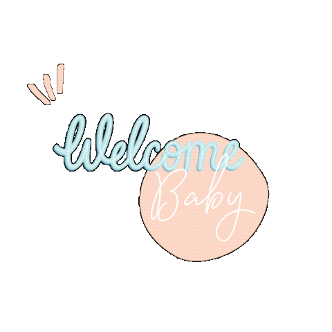 Welcome Baby Sticker