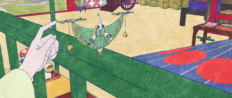 Kusuriuri Twinengine GIF by Mononoke_The_Movie