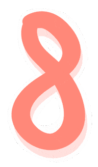 Number Nombre Sticker by Poupoutte