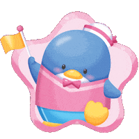Penguin Flag Sticker by Sanrio