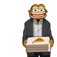 Shocked Oh No Sticker by Ponke