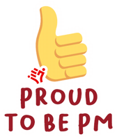 Proud Pm Sticker by Ezaka Kreasi