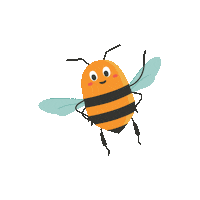 Bee Honey Sticker by Po Stronie Roślin